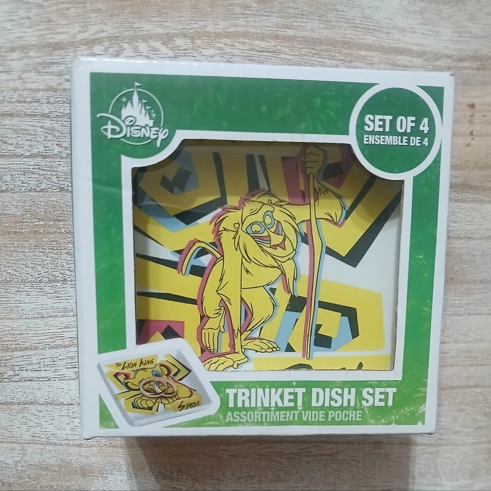 Disney Store The Lion King Funko trinket dish Set NIB